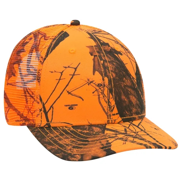 6 Panel Low Profile Mesh Back Trucker Hat - 6 Panel Low Profile Mesh Back Trucker Hat - Image 25 of 36