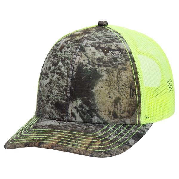 6 Panel Low Profile Mesh Back Trucker Hat - 6 Panel Low Profile Mesh Back Trucker Hat - Image 51 of 78