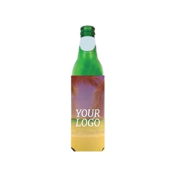 Full Color Slim Foam Bottle Cooler, 12 oz. - Full Color Slim Foam Bottle Cooler, 12 oz. - Image 0 of 2