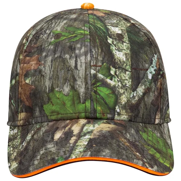 Mossy Oak® Camo Polyester Twill Sandwich Visor 6 Panel Cap - Mossy Oak® Camo Polyester Twill Sandwich Visor 6 Panel Cap - Image 9 of 36