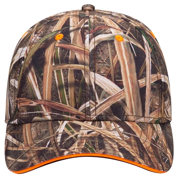 Mossy Oak® Camo Polyester Twill Sandwich Visor 6 Panel Cap - Mossy Oak® Camo Polyester Twill Sandwich Visor 6 Panel Cap - Image 15 of 36