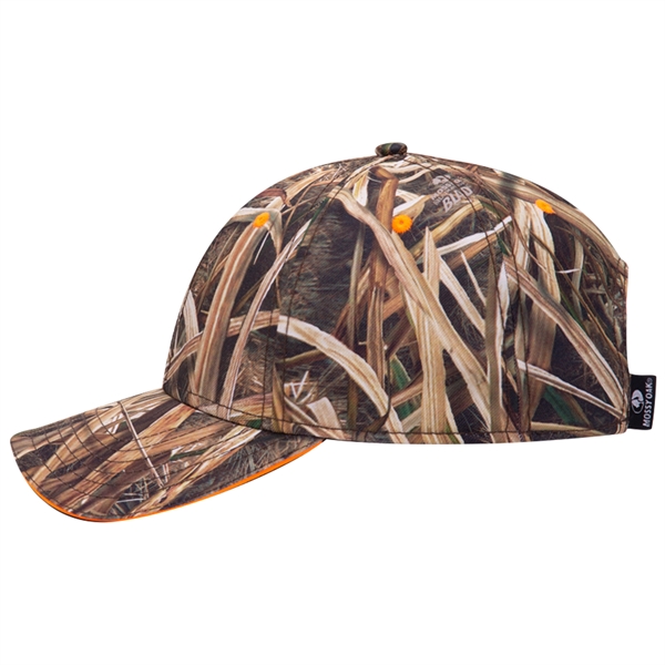Mossy Oak® Camo Polyester Twill Sandwich Visor 6 Panel Cap - Mossy Oak® Camo Polyester Twill Sandwich Visor 6 Panel Cap - Image 17 of 36