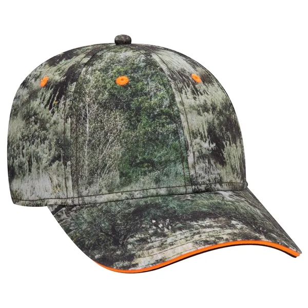 Mossy Oak® Camo Polyester Twill Sandwich Visor 6 Panel Cap - Mossy Oak® Camo Polyester Twill Sandwich Visor 6 Panel Cap - Image 19 of 36