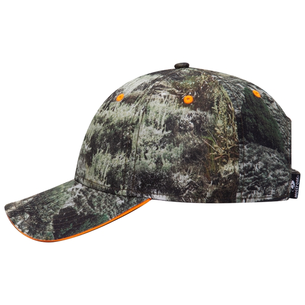 Mossy Oak® Camo Polyester Twill Sandwich Visor 6 Panel Cap - Mossy Oak® Camo Polyester Twill Sandwich Visor 6 Panel Cap - Image 23 of 36