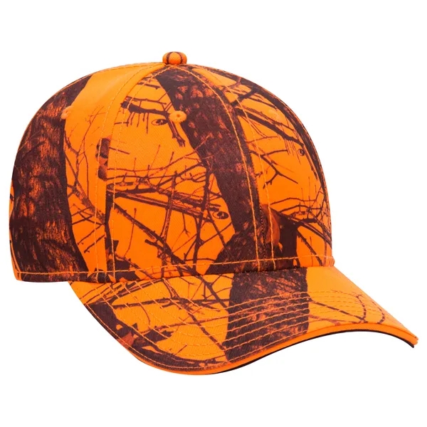 Mossy Oak® Camo Polyester Twill Sandwich Visor 6 Panel Cap - Mossy Oak® Camo Polyester Twill Sandwich Visor 6 Panel Cap - Image 25 of 36
