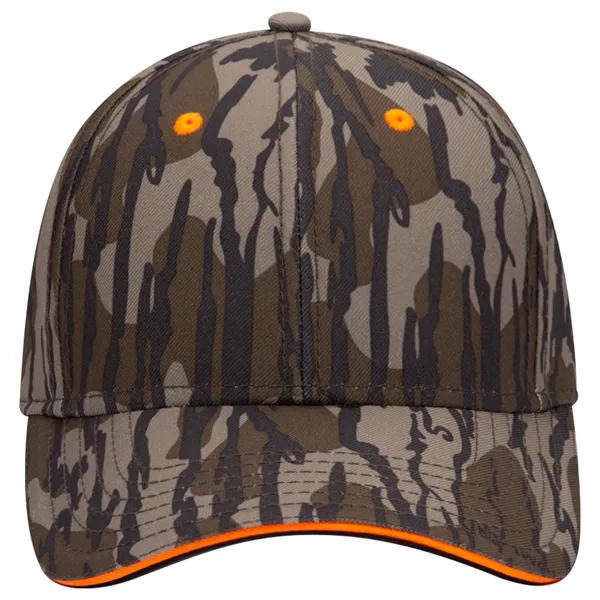 Mossy Oak® Camo Polyester Twill Sandwich Visor 6 Panel Cap - Mossy Oak® Camo Polyester Twill Sandwich Visor 6 Panel Cap - Image 33 of 36