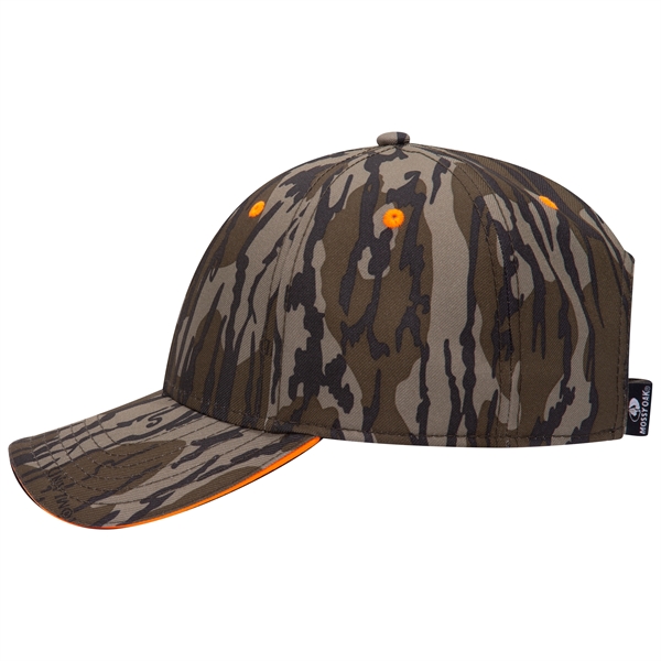 Mossy Oak® Camo Polyester Twill Sandwich Visor 6 Panel Cap - Mossy Oak® Camo Polyester Twill Sandwich Visor 6 Panel Cap - Image 35 of 36