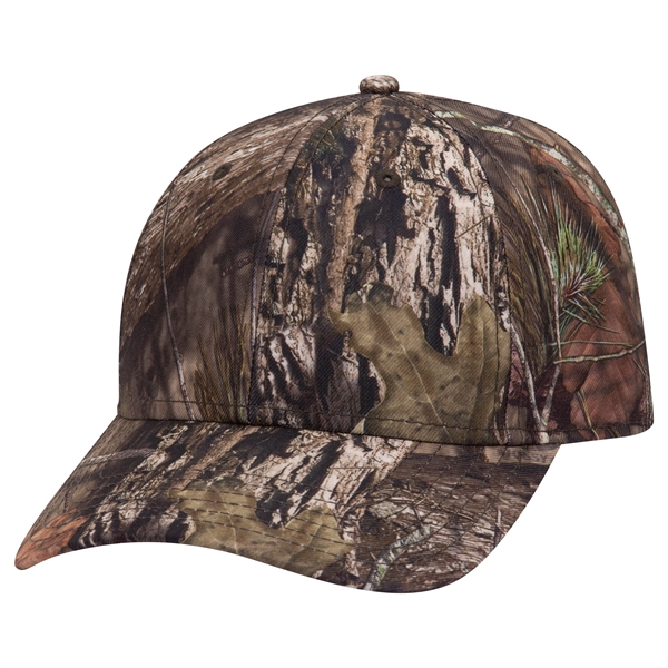 Mossy Oak® Camouflage Polyester Twill 6 Panel Baseball Cap - Mossy Oak® Camouflage Polyester Twill 6 Panel Baseball Cap - Image 4 of 36