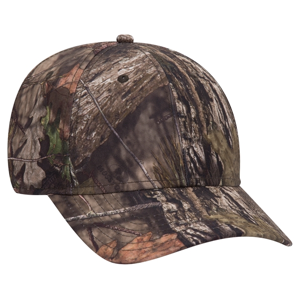 Mossy Oak® Camouflage Polyester Twill 6 Panel Baseball Cap - Mossy Oak® Camouflage Polyester Twill 6 Panel Baseball Cap - Image 1 of 36