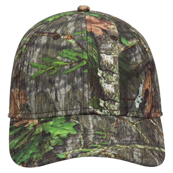 Mossy Oak® Camouflage Polyester Twill 6 Panel Baseball Cap - Mossy Oak® Camouflage Polyester Twill 6 Panel Baseball Cap - Image 9 of 36