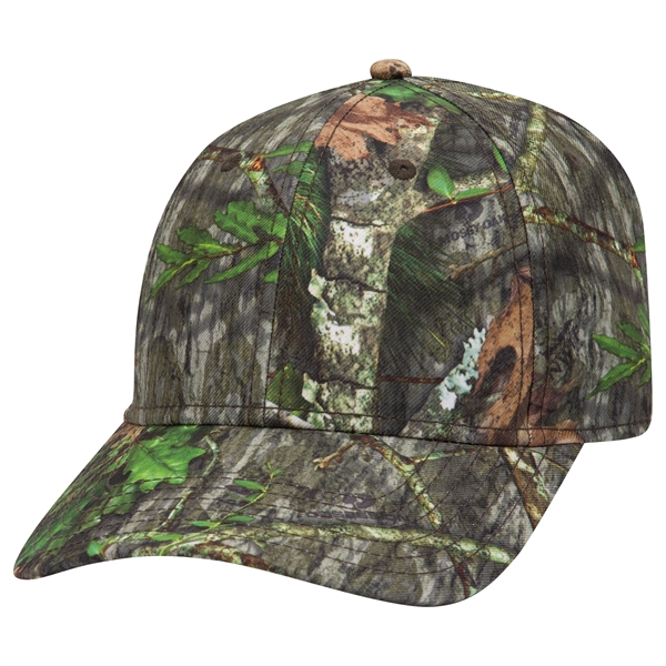 Mossy Oak® Camouflage Polyester Twill 6 Panel Baseball Cap - Mossy Oak® Camouflage Polyester Twill 6 Panel Baseball Cap - Image 10 of 36