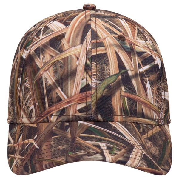 Mossy Oak® Camouflage Polyester Twill 6 Panel Baseball Cap - Mossy Oak® Camouflage Polyester Twill 6 Panel Baseball Cap - Image 15 of 36