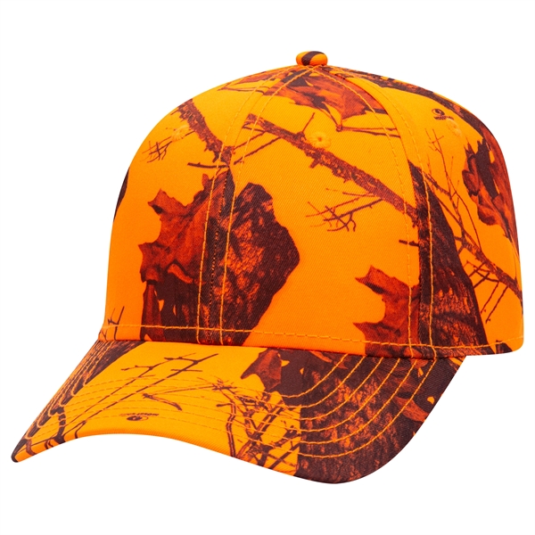 Mossy Oak® Camouflage Polyester Twill 6 Panel Baseball Cap - Mossy Oak® Camouflage Polyester Twill 6 Panel Baseball Cap - Image 28 of 36
