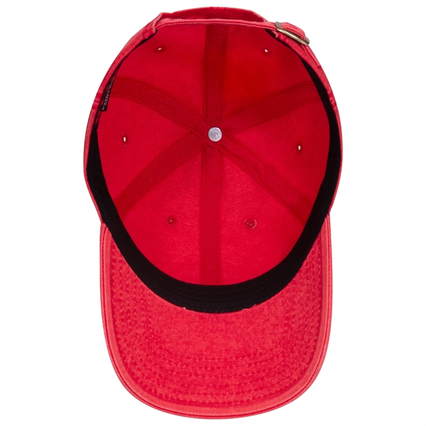 6 Panel Snow Washed Superior Cotton Twill Baseball Cap - 6 Panel Snow Washed Superior Cotton Twill Baseball Cap - Image 4 of 54