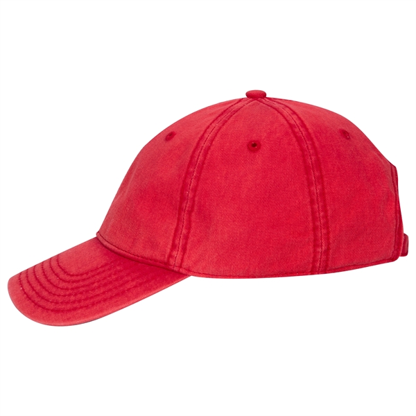 6 Panel Snow Washed Superior Cotton Twill Baseball Cap - 6 Panel Snow Washed Superior Cotton Twill Baseball Cap - Image 5 of 54