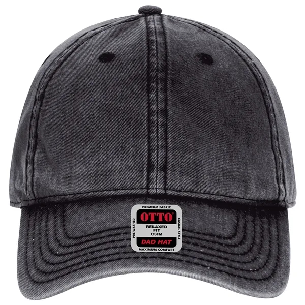 6 Panel Snow Washed Superior Cotton Twill Baseball Cap - 6 Panel Snow Washed Superior Cotton Twill Baseball Cap - Image 9 of 54