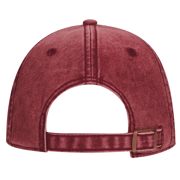 6 Panel Snow Washed Superior Cotton Twill Baseball Cap - 6 Panel Snow Washed Superior Cotton Twill Baseball Cap - Image 20 of 54
