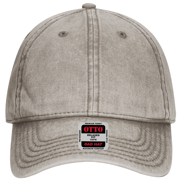 6 Panel Snow Washed Superior Cotton Twill Baseball Cap - 6 Panel Snow Washed Superior Cotton Twill Baseball Cap - Image 27 of 54