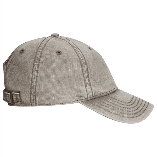 6 Panel Snow Washed Superior Cotton Twill Baseball Cap - 6 Panel Snow Washed Superior Cotton Twill Baseball Cap - Image 30 of 54