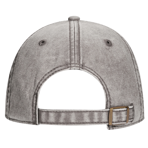 6 Panel Snow Washed Superior Cotton Twill Baseball Cap - 6 Panel Snow Washed Superior Cotton Twill Baseball Cap - Image 32 of 54