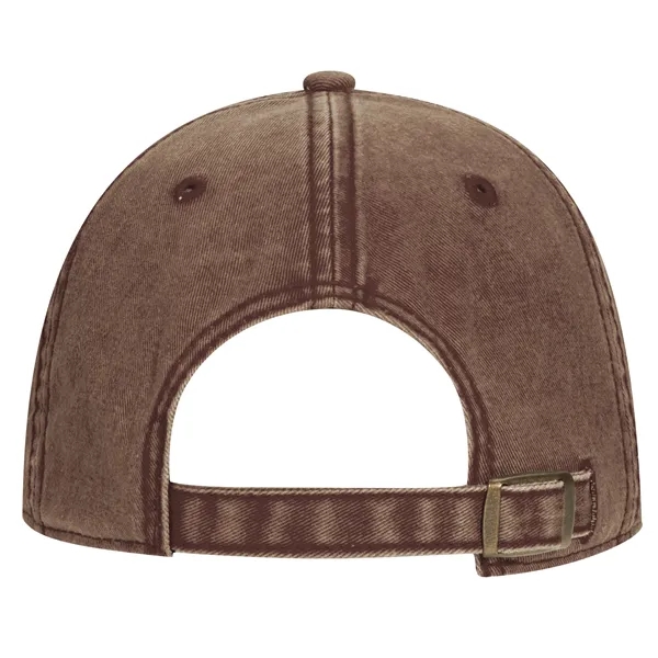 6 Panel Snow Washed Superior Cotton Twill Baseball Cap - 6 Panel Snow Washed Superior Cotton Twill Baseball Cap - Image 44 of 54