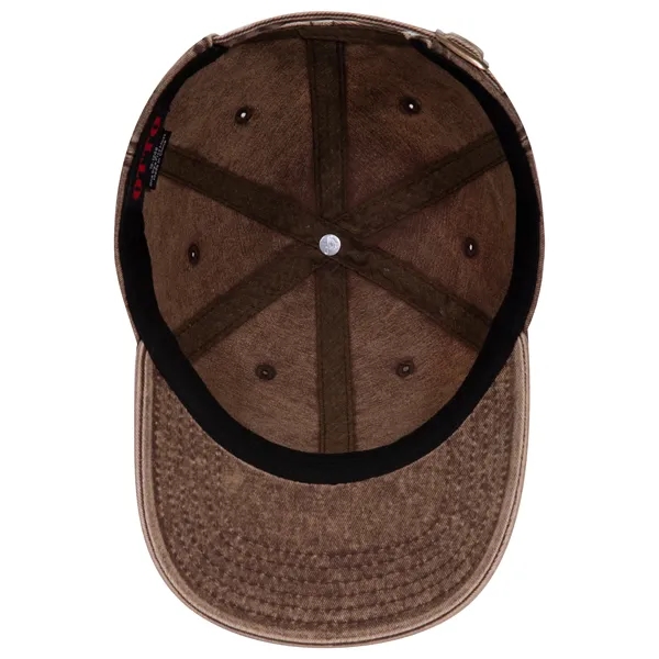 6 Panel Snow Washed Superior Cotton Twill Baseball Cap - 6 Panel Snow Washed Superior Cotton Twill Baseball Cap - Image 46 of 54