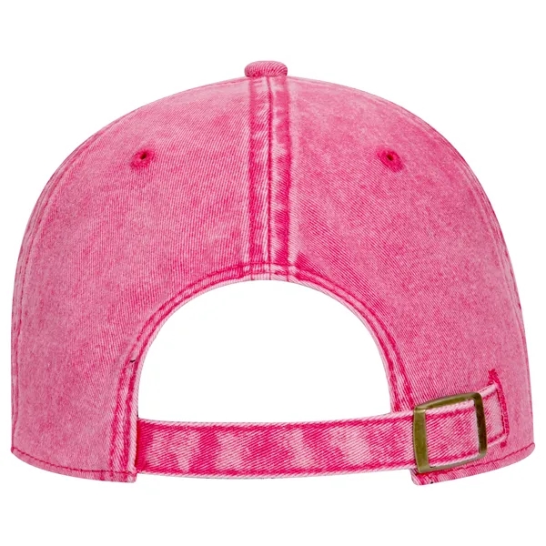 6 Panel Snow Washed Superior Cotton Twill Baseball Cap - 6 Panel Snow Washed Superior Cotton Twill Baseball Cap - Image 50 of 54
