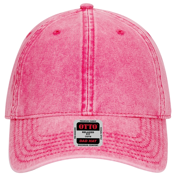 6 Panel Snow Washed Superior Cotton Twill Baseball Cap - 6 Panel Snow Washed Superior Cotton Twill Baseball Cap - Image 51 of 54