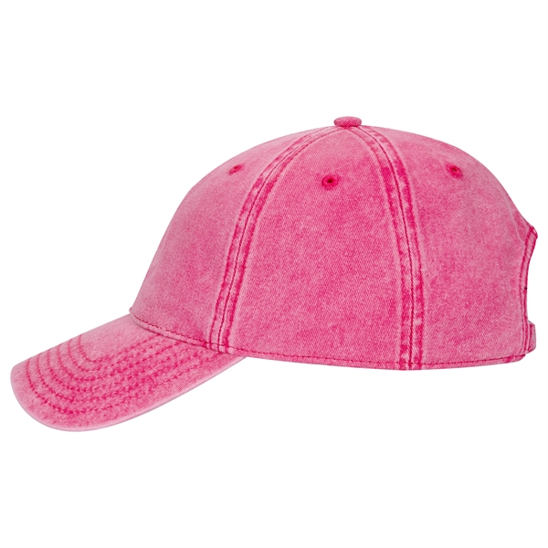 6 Panel Snow Washed Superior Cotton Twill Baseball Cap - 6 Panel Snow Washed Superior Cotton Twill Baseball Cap - Image 53 of 54