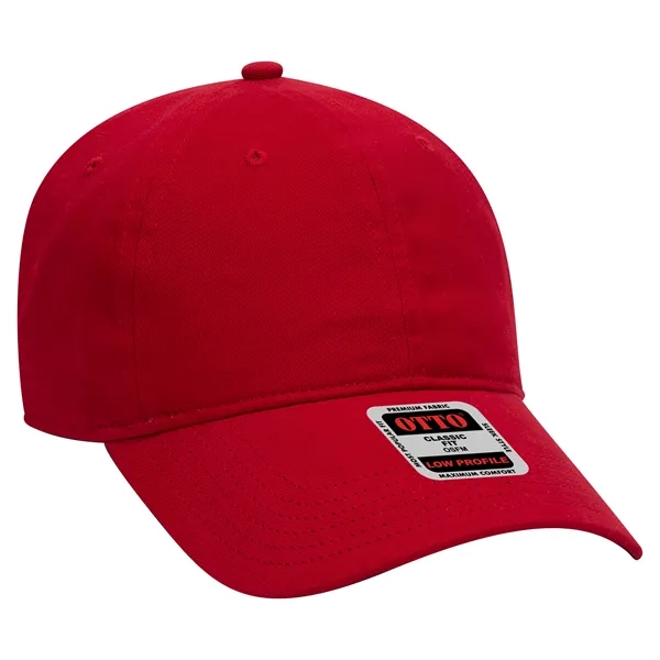 Brushed Cotton Twill 6 Panel Low Profile Baseball Cap - Brushed Cotton Twill 6 Panel Low Profile Baseball Cap - Image 7 of 52