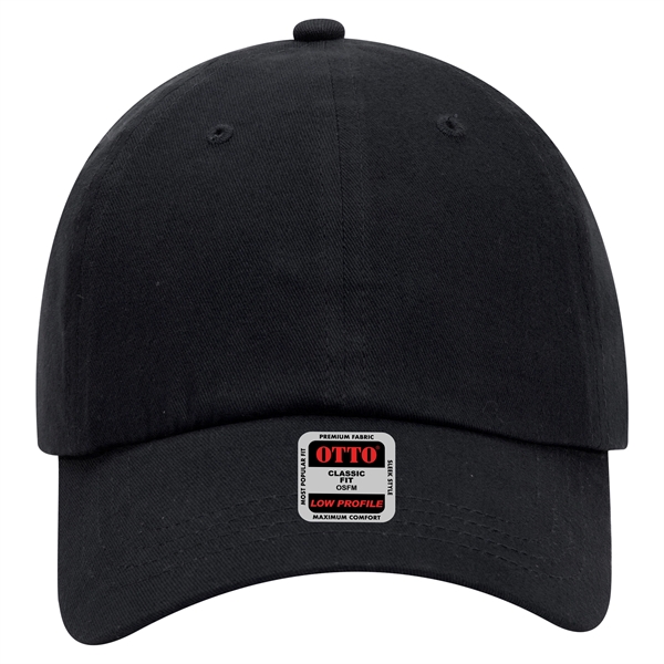 Brushed Cotton Twill 6 Panel Low Profile Baseball Cap - Brushed Cotton Twill 6 Panel Low Profile Baseball Cap - Image 17 of 52