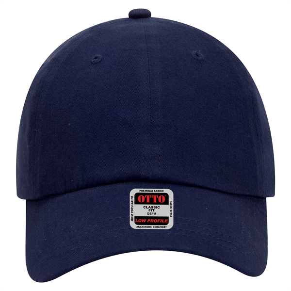 Brushed Cotton Twill 6 Panel Low Profile Baseball Cap - Brushed Cotton Twill 6 Panel Low Profile Baseball Cap - Image 25 of 52