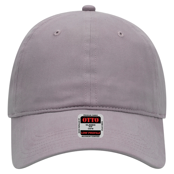 Brushed Cotton Twill 6 Panel Low Profile Baseball Cap - Brushed Cotton Twill 6 Panel Low Profile Baseball Cap - Image 31 of 52