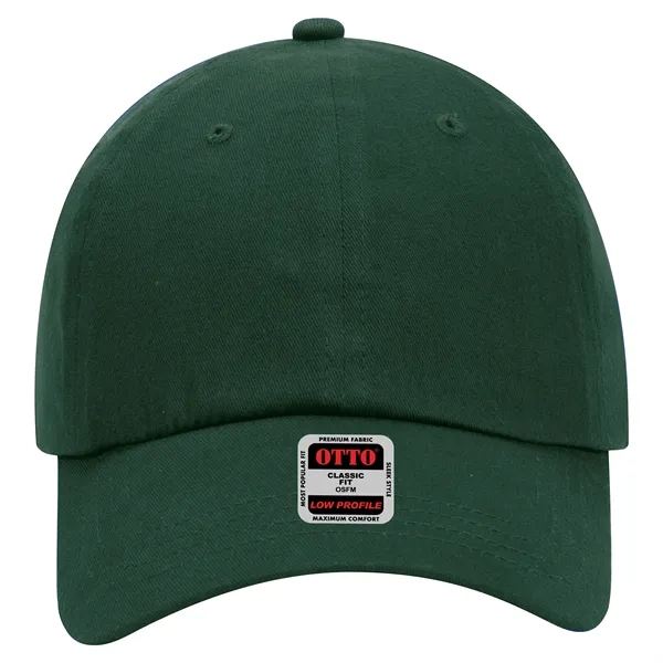 Brushed Cotton Twill 6 Panel Low Profile Baseball Cap - Brushed Cotton Twill 6 Panel Low Profile Baseball Cap - Image 43 of 52