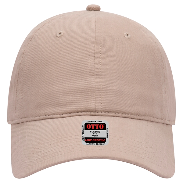 Brushed Cotton Twill 6 Panel Low Profile Baseball Cap - Brushed Cotton Twill 6 Panel Low Profile Baseball Cap - Image 49 of 52