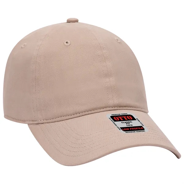 Brushed Cotton Twill 6 Panel Low Profile Baseball Cap - Brushed Cotton Twill 6 Panel Low Profile Baseball Cap - Image 47 of 52