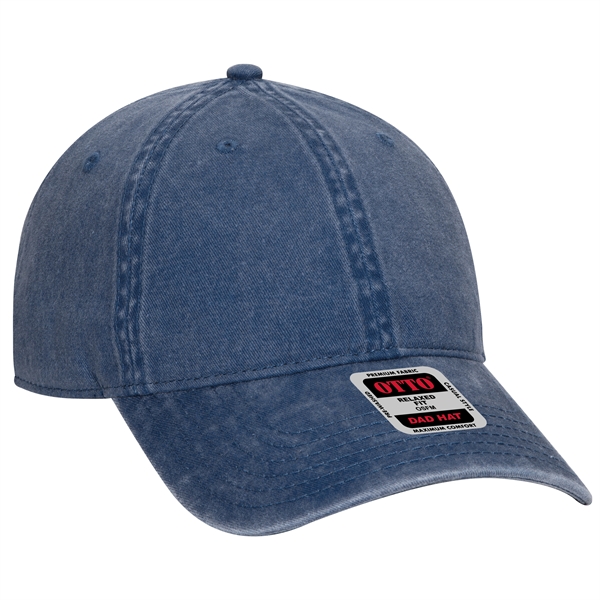 Garment Washed Pigment Dyed Cotton Twill 6 Panel Dad Hat - Garment Washed Pigment Dyed Cotton Twill 6 Panel Dad Hat - Image 19 of 66