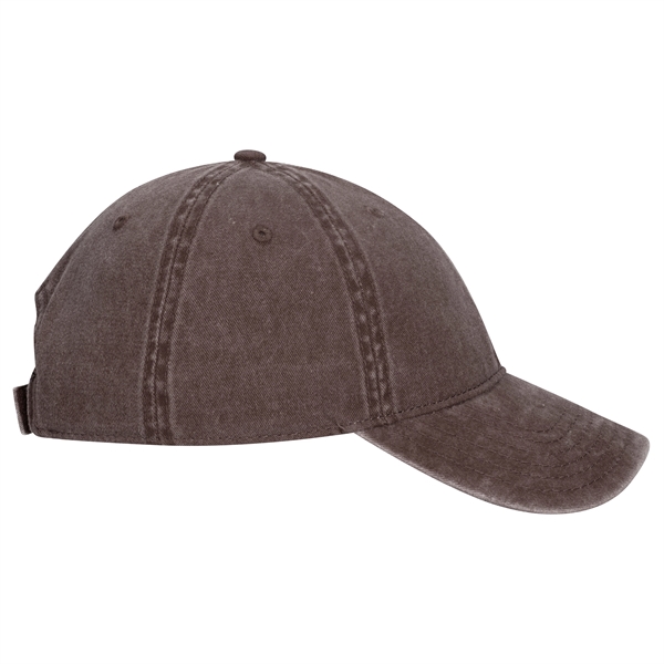 Garment Washed Pigment Dyed Cotton Twill 6 Panel Dad Hat - Garment Washed Pigment Dyed Cotton Twill 6 Panel Dad Hat - Image 48 of 66