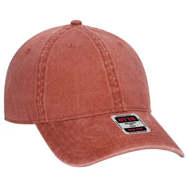 Garment Washed Pigment Dyed Cotton Twill 6 Panel Dad Hat - Garment Washed Pigment Dyed Cotton Twill 6 Panel Dad Hat - Image 49 of 66