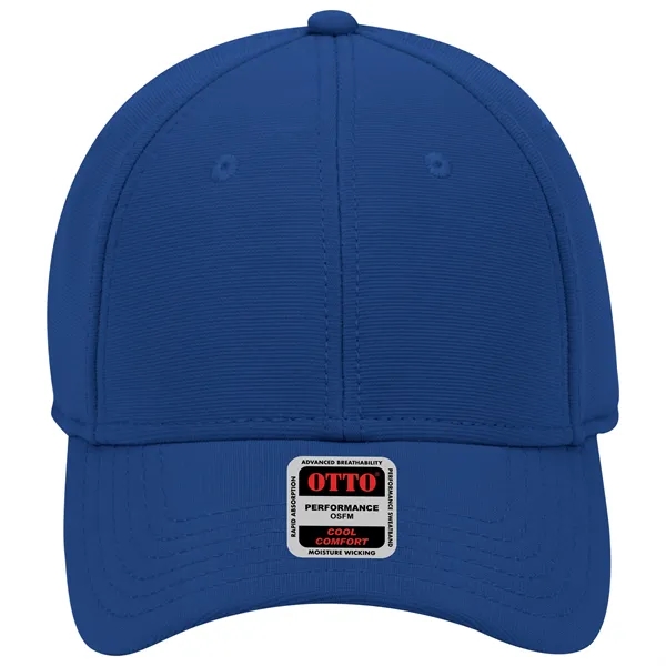 Cool Comfort Polyester Ottoman 6 Panel Baseball Cap - Cool Comfort Polyester Ottoman 6 Panel Baseball Cap - Image 3 of 40