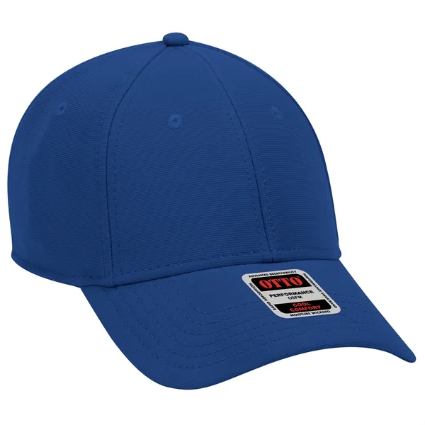 Cool Comfort Polyester Ottoman 6 Panel Baseball Cap - Cool Comfort Polyester Ottoman 6 Panel Baseball Cap - Image 1 of 40
