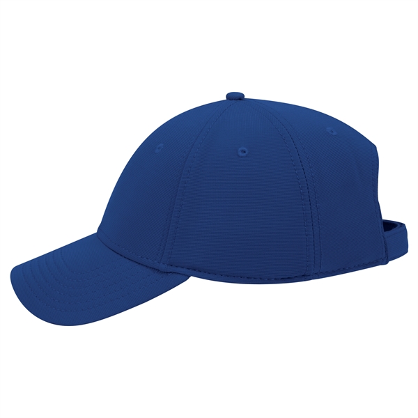 Cool Comfort Polyester Ottoman 6 Panel Baseball Cap - Cool Comfort Polyester Ottoman 6 Panel Baseball Cap - Image 5 of 40
