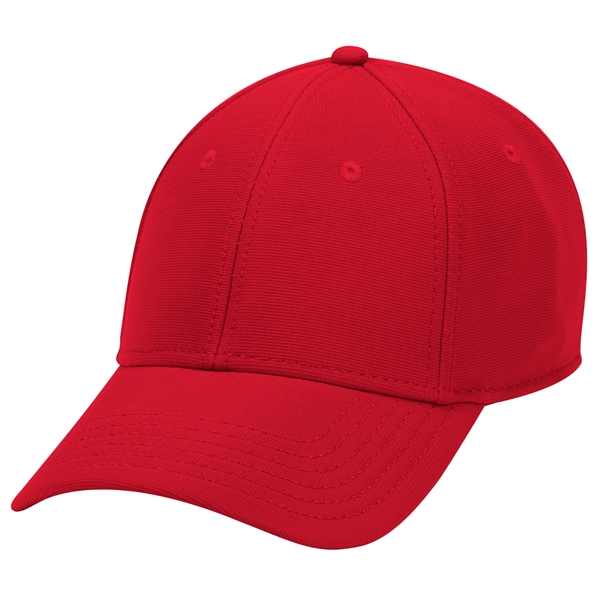 Cool Comfort Polyester Ottoman 6 Panel Baseball Cap - Cool Comfort Polyester Ottoman 6 Panel Baseball Cap - Image 10 of 40