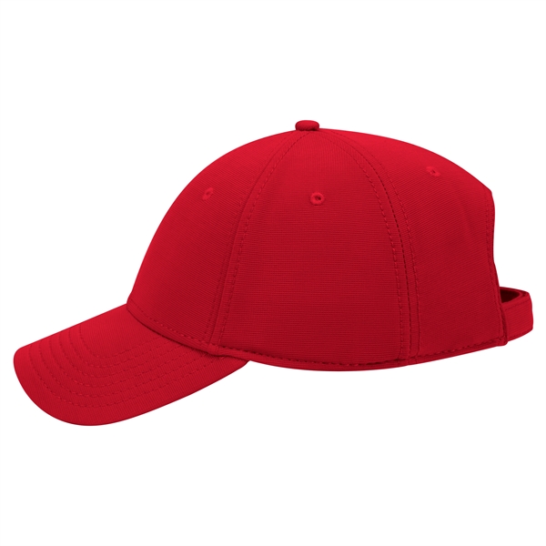 Cool Comfort Polyester Ottoman 6 Panel Baseball Cap - Cool Comfort Polyester Ottoman 6 Panel Baseball Cap - Image 11 of 40