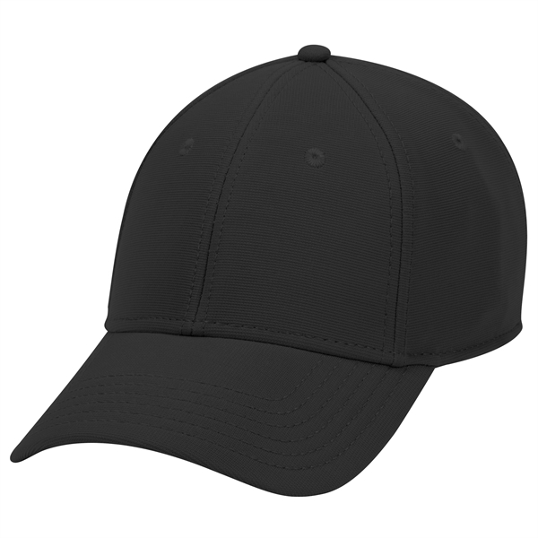 Cool Comfort Polyester Ottoman 6 Panel Baseball Cap - Cool Comfort Polyester Ottoman 6 Panel Baseball Cap - Image 16 of 40