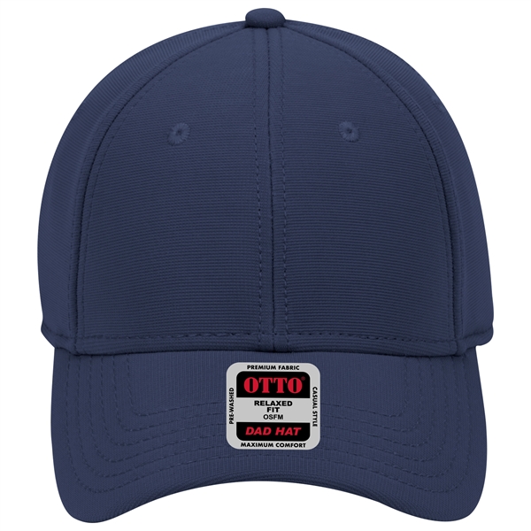 Cool Comfort Polyester Ottoman 6 Panel Baseball Cap - Cool Comfort Polyester Ottoman 6 Panel Baseball Cap - Image 21 of 40