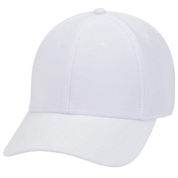 Cool Comfort Polyester Ottoman 6 Panel Baseball Cap - Cool Comfort Polyester Ottoman 6 Panel Baseball Cap - Image 32 of 40