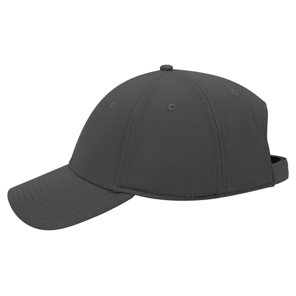 Cool Comfort Polyester Ottoman 6 Panel Baseball Cap - Cool Comfort Polyester Ottoman 6 Panel Baseball Cap - Image 39 of 40