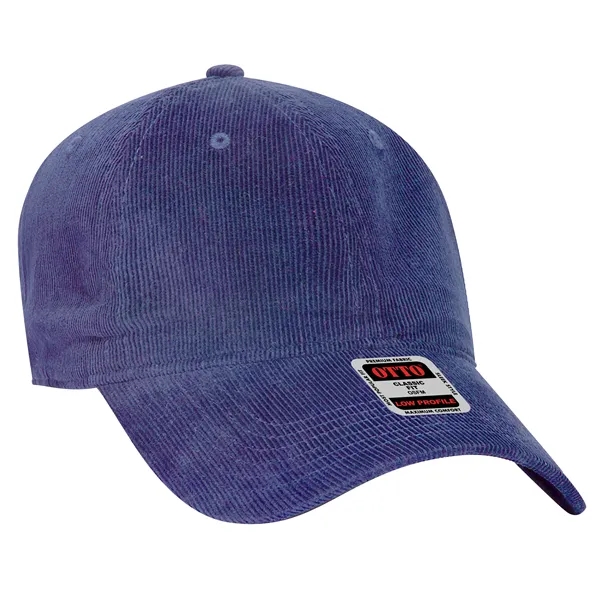 Corduroy 6 Panel Low Profile Baseball Cap - Corduroy 6 Panel Low Profile Baseball Cap - Image 10 of 12