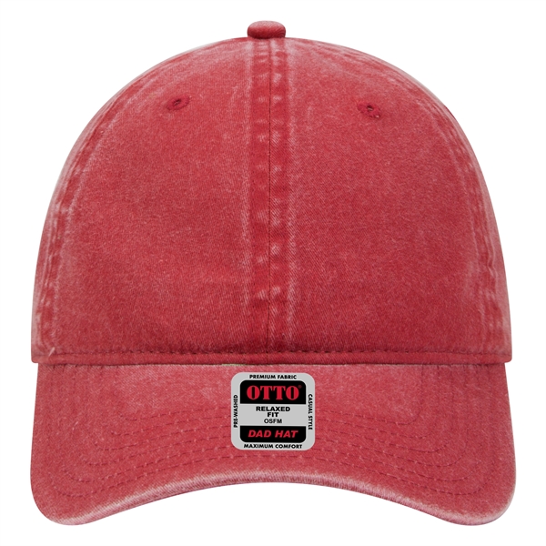 6 Panel Garment Washed Pigment Dyed Cotton Twill Cap - 6 Panel Garment Washed Pigment Dyed Cotton Twill Cap - Image 9 of 175